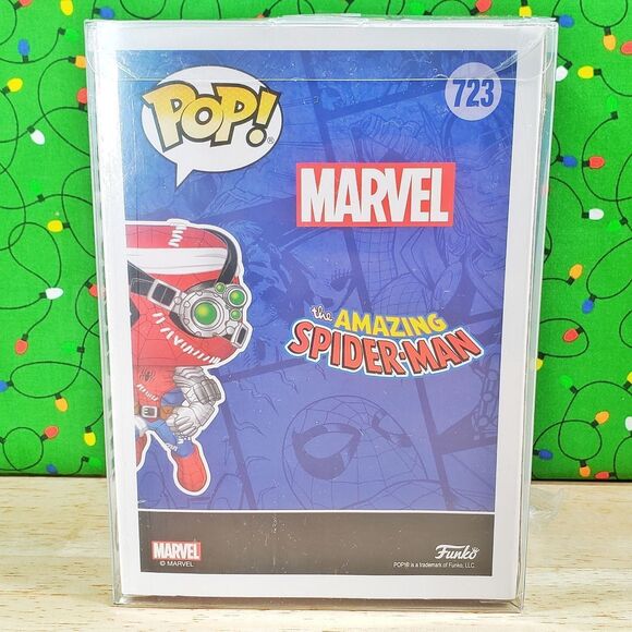 Funko PoP Marvel Cyborg Spider-Man #723 Target Only Exclusive + Protector NIB - Picture 4 of 10